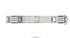 14kWhite Gold Pave Diamond Love Bracelet